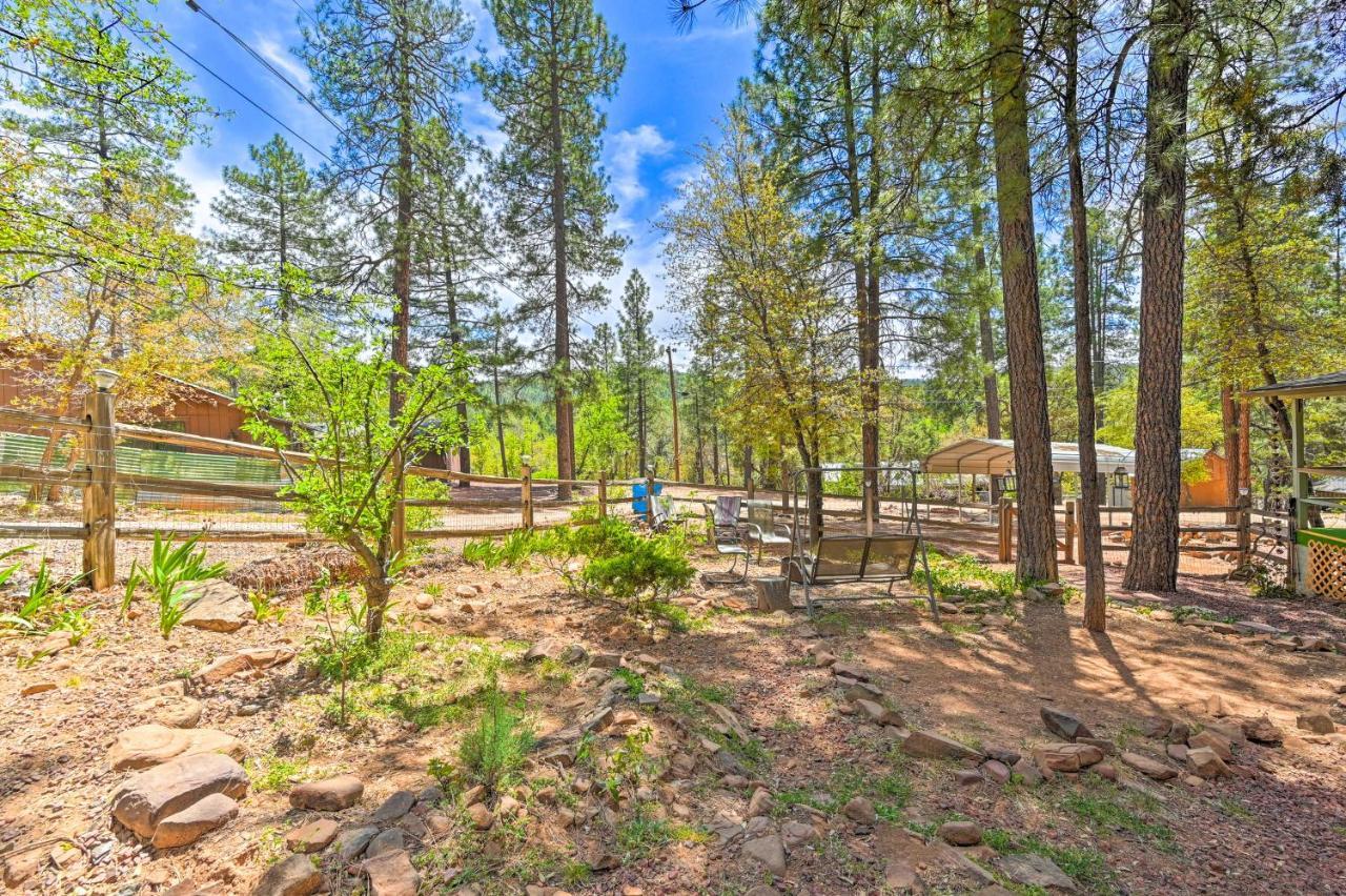 Pine Cabin In The Woods With Yard And Grill! Экстерьер фото